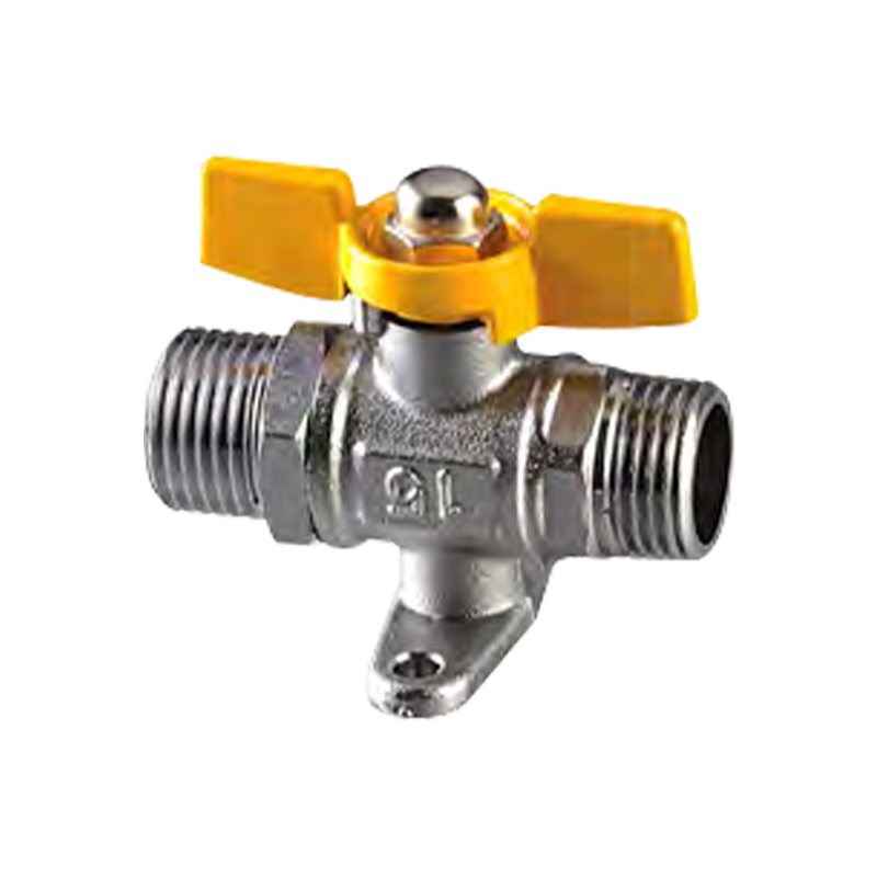 Double soupape à billes en filetage externe avec base Double soupape à billes en filetage externe avec base